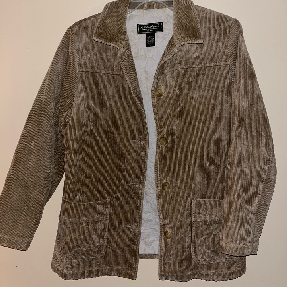 Eddie Bauer Corduroy Jacket Coat Shacket blazer